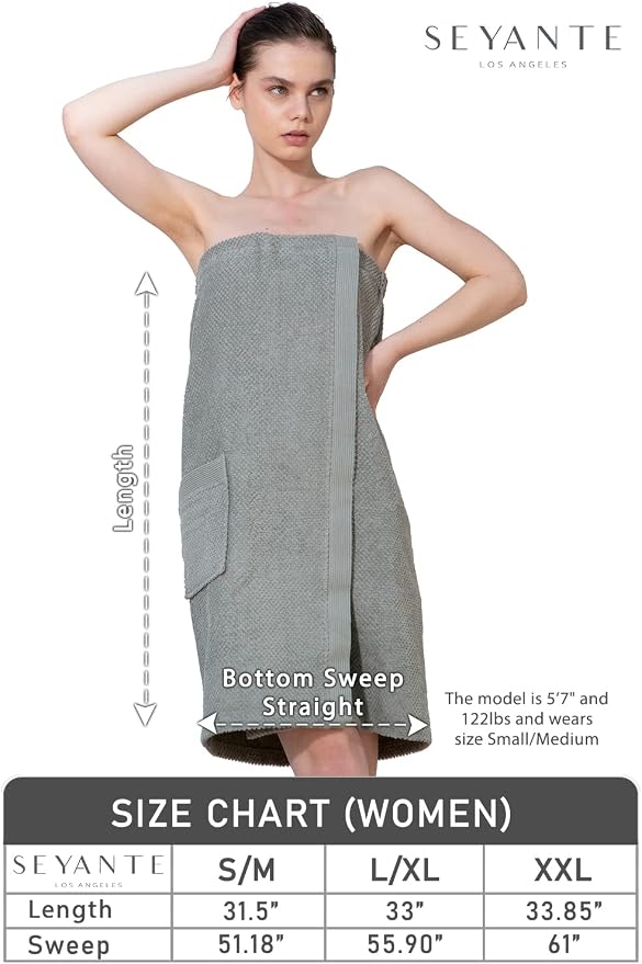 White/ Towel Wrap