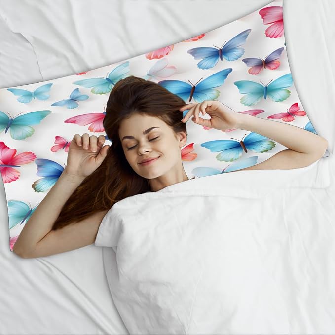 Pink Blue Butterfly
