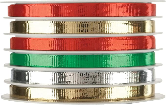 Red/Green/White/Metallic Gold/Silver