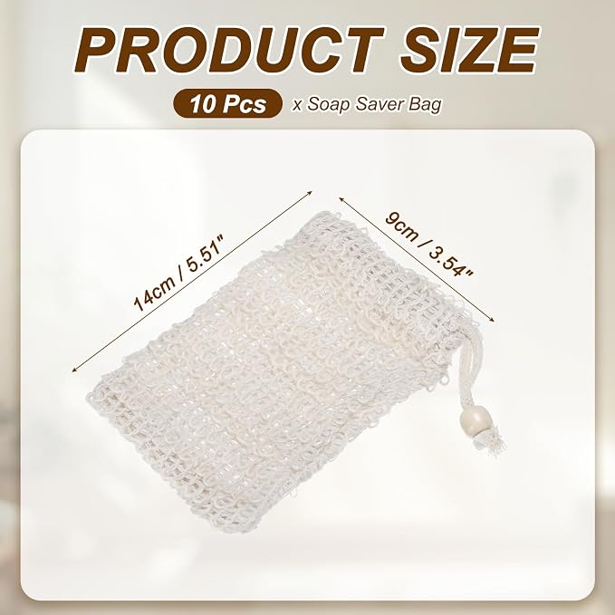 Beige With White Wooden Bead