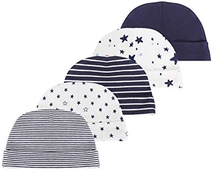 Dark Blue Stripe & Little Stars & Print Set