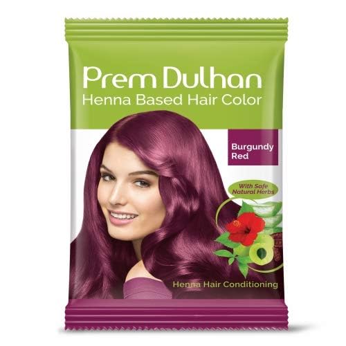 Burgundy Hair Color (Yellow Box Cone)
