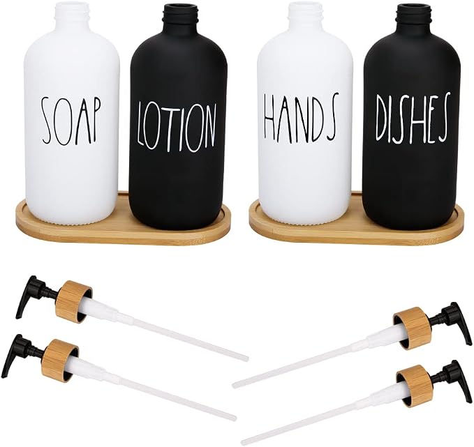 4 Bottles & 2 Trays
