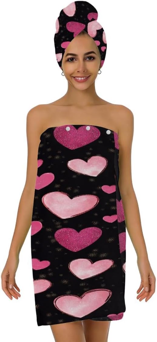 Pink and Glitter Hearts