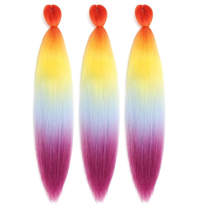 Orange-Yellow-Light Blue-Purple