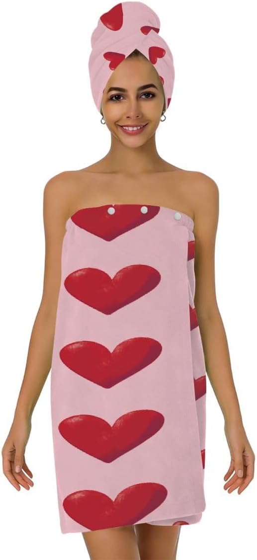 Pink Red Hearts