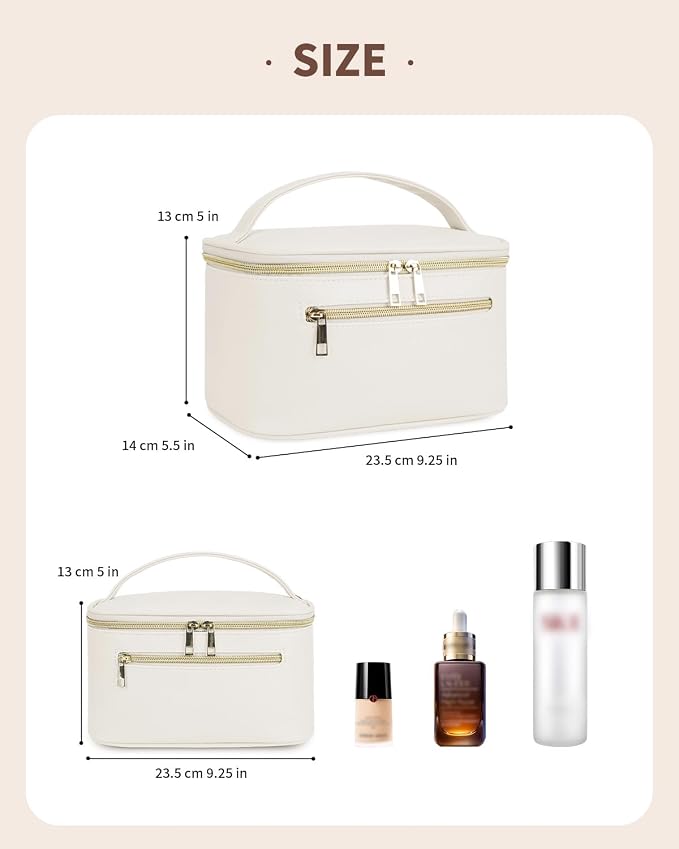 Beige Leather