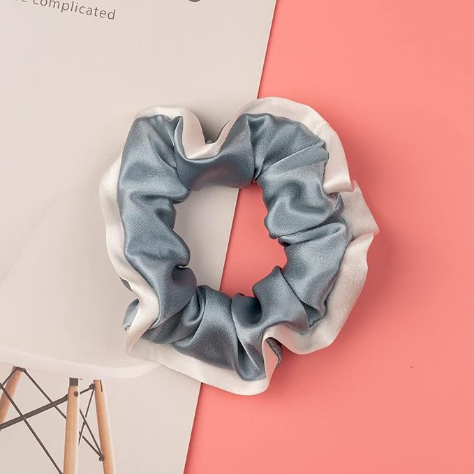 02Pink,Silvery Grey, Haze Blue