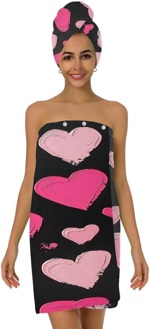 Pink Black Hearts