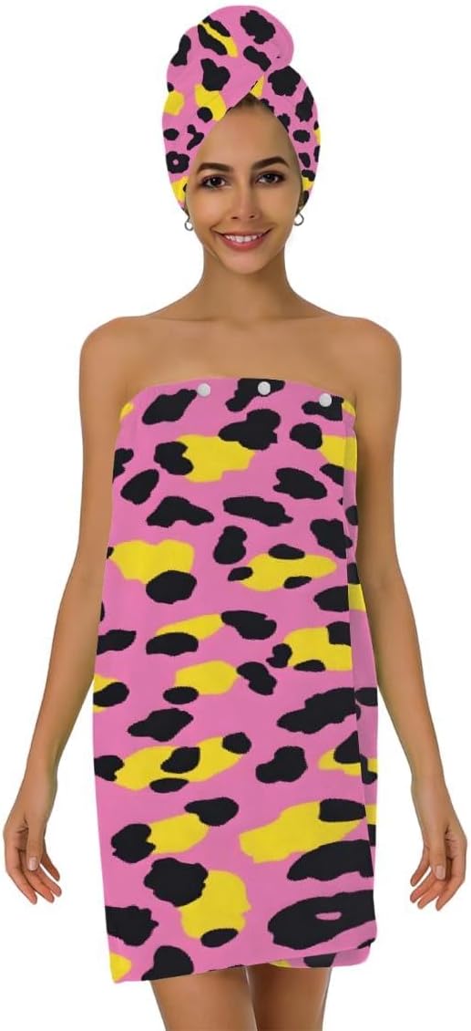 Pink Yellow Leopard