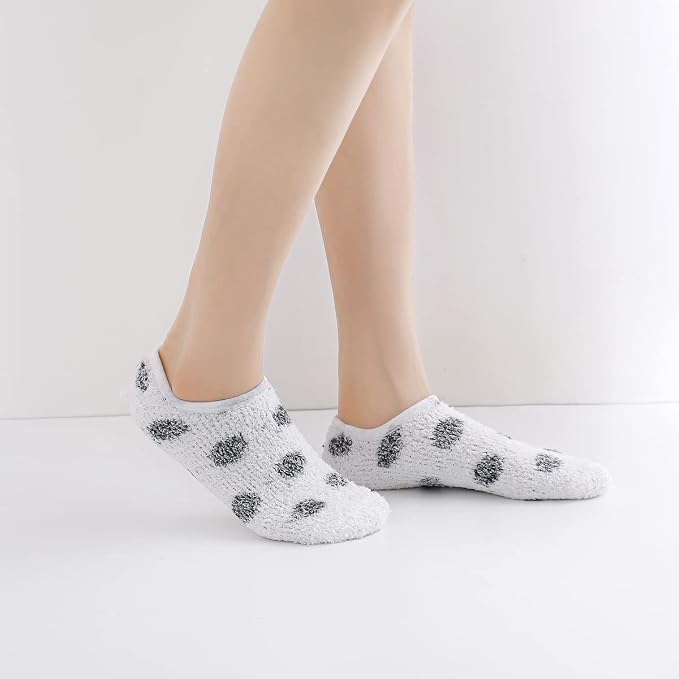 White/Gray/Black/Dark Gray 4 Pairs