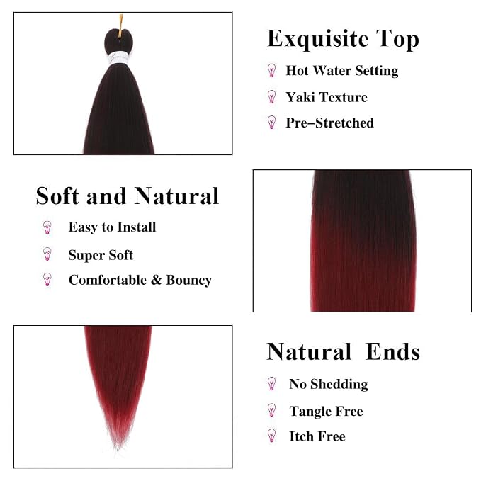 Ombre Burgundy