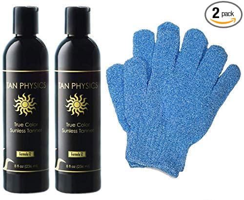 2 Tan Physics 8oz w/ Exfoliating Gloves