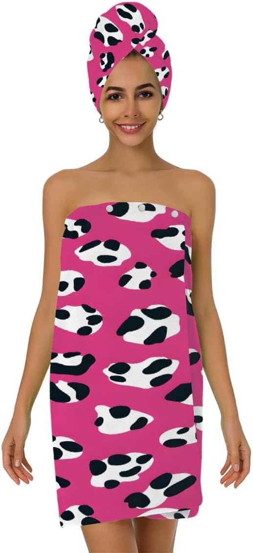 Pink Cow Print