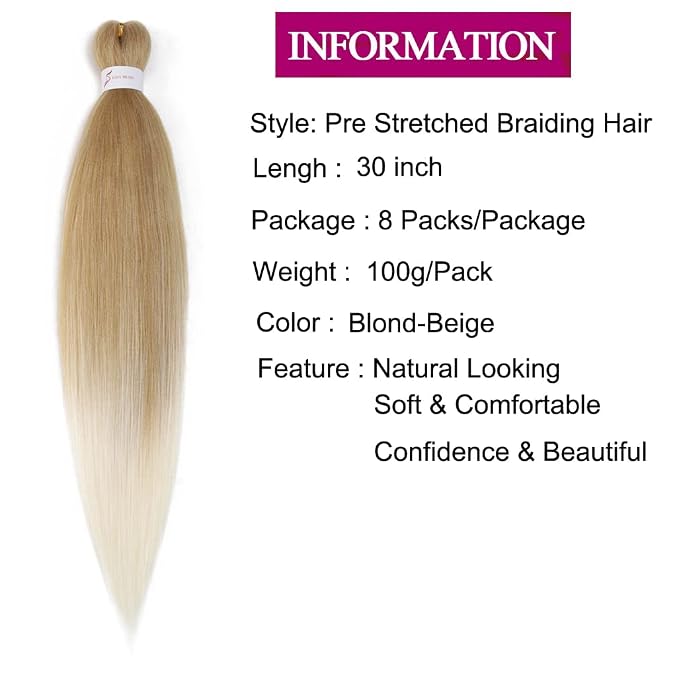 mixed blond & beige