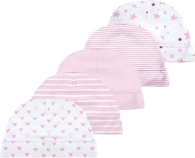 Pink Stripe & Little Stars & Print Set