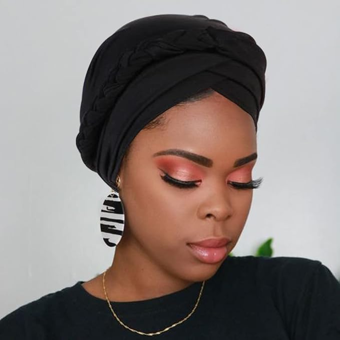5 Pack Twisted Braid: Pink, Flower Black, Leopard, Gray, Black