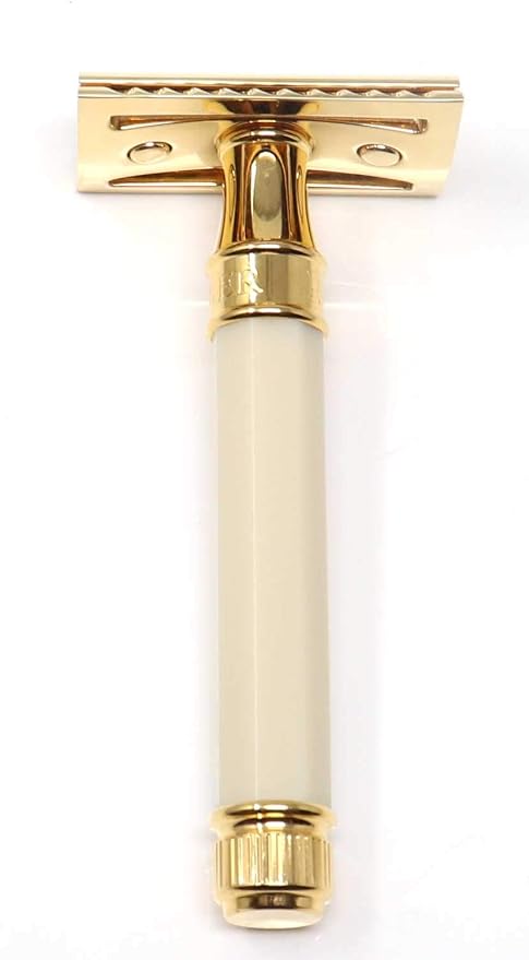Ivory and Gold Plated Octagonal