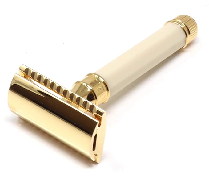 Ivory and Gold Plated Octagonal