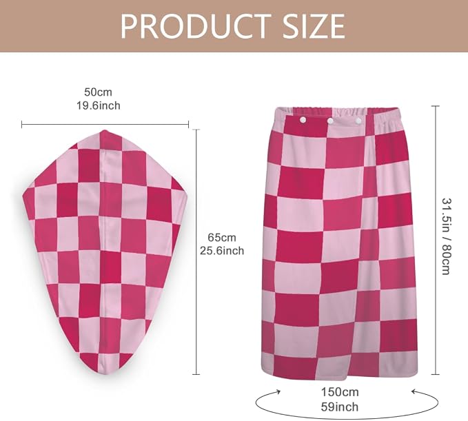 Pink Checkerboard