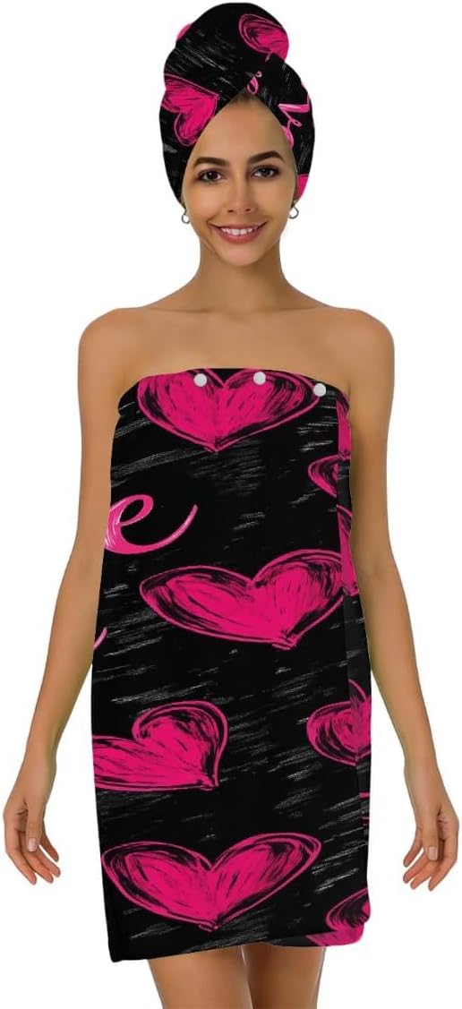 Pink Hearts and Love
