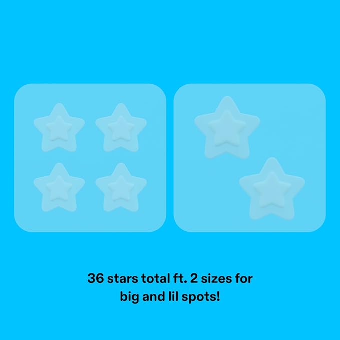 Clear Hydrocolloid Stars