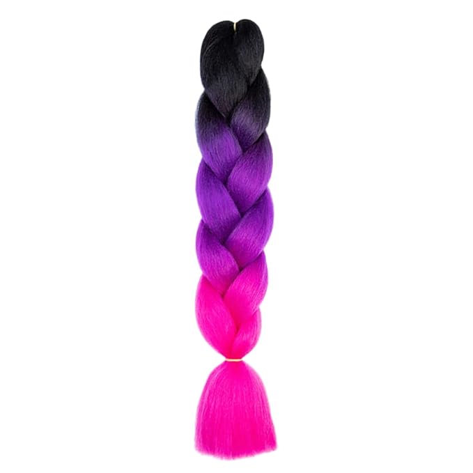 Black to Purple to Rose Red