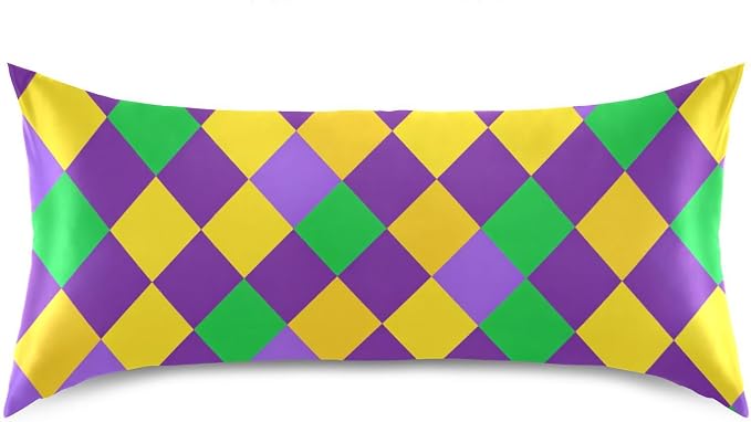 Mardi Gras Argyle Purple