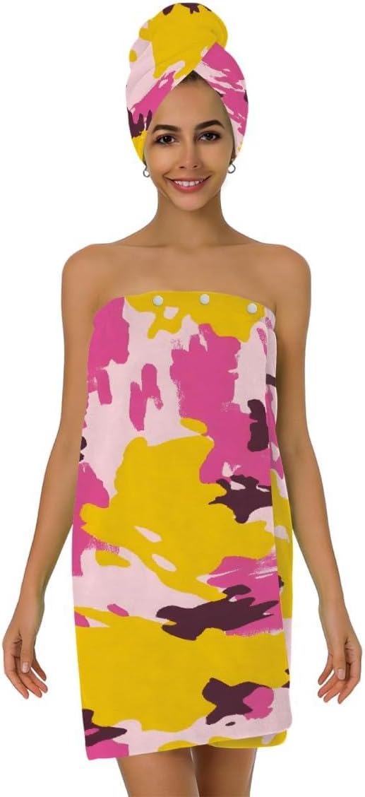 Pink Yellow Print