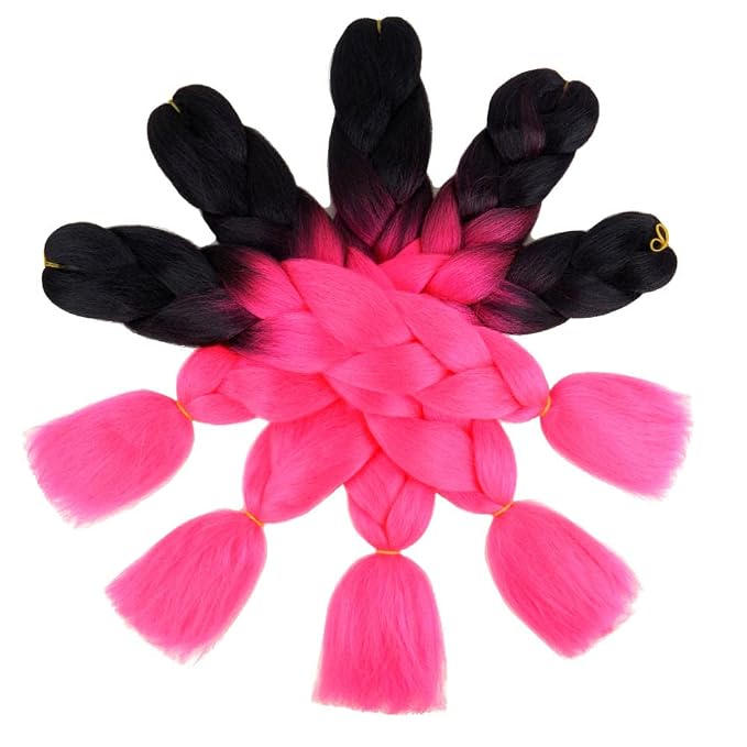 #B3 Black to Hot Pink
