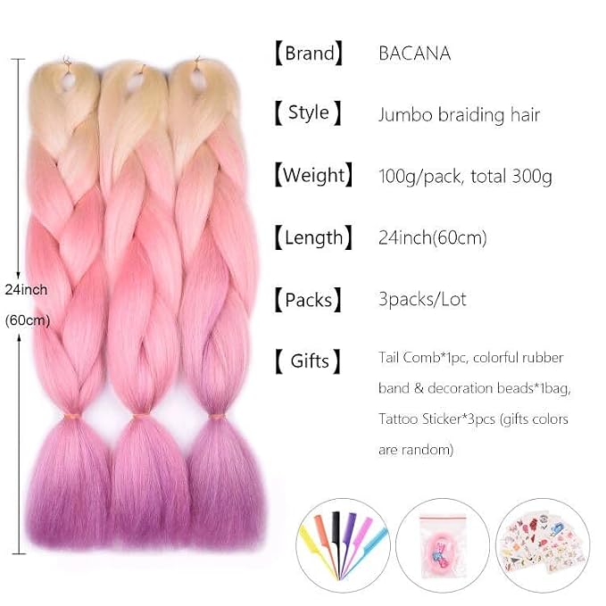 Blonde/Pink/Purple