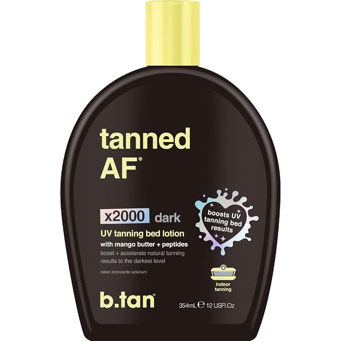 dark UV tanning lotion