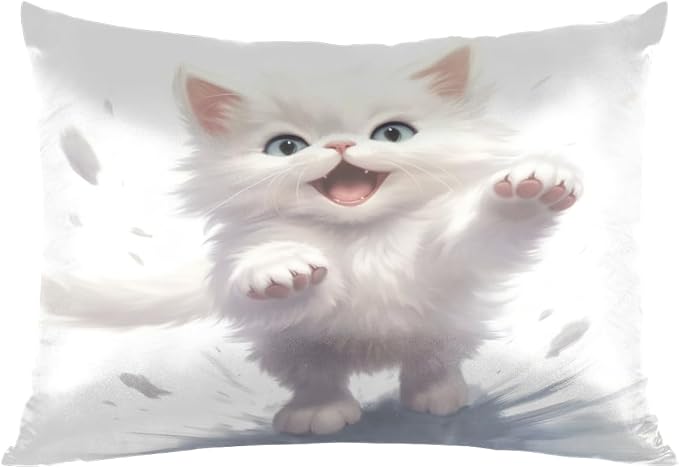 D: White Animal Cat