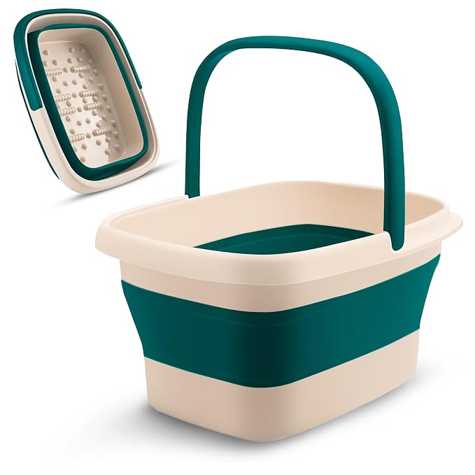 Green Foot Bath Basin