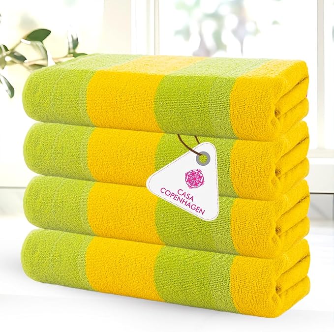 Malibu Beach Towels, 4 Pieces - Green