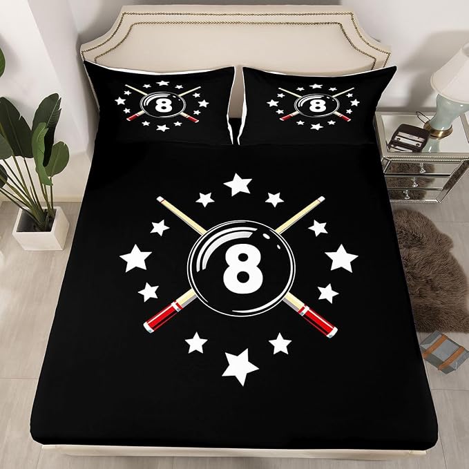 Billiard Black White