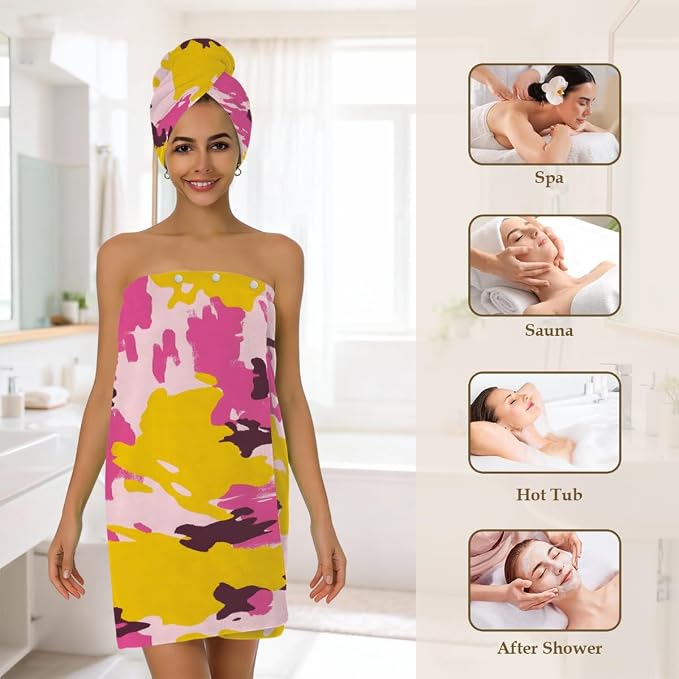 Pink Yellow Print