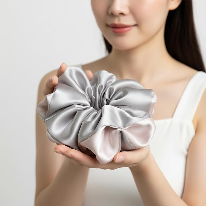Pale Pink and Silver Grey