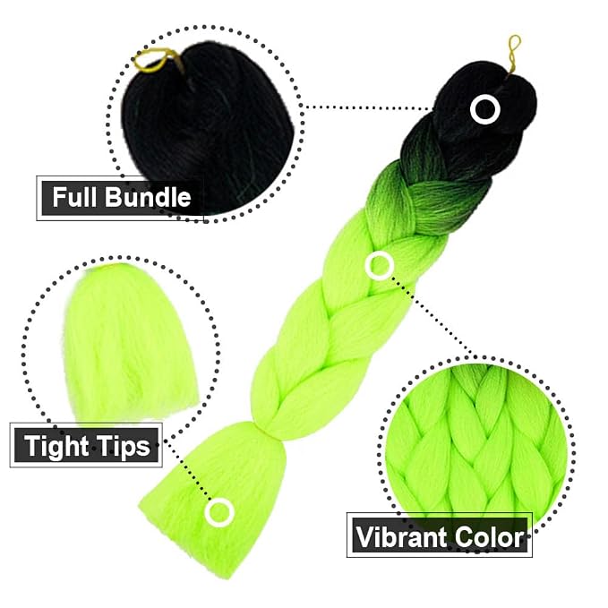 #B13 Black to Fluorescent Green