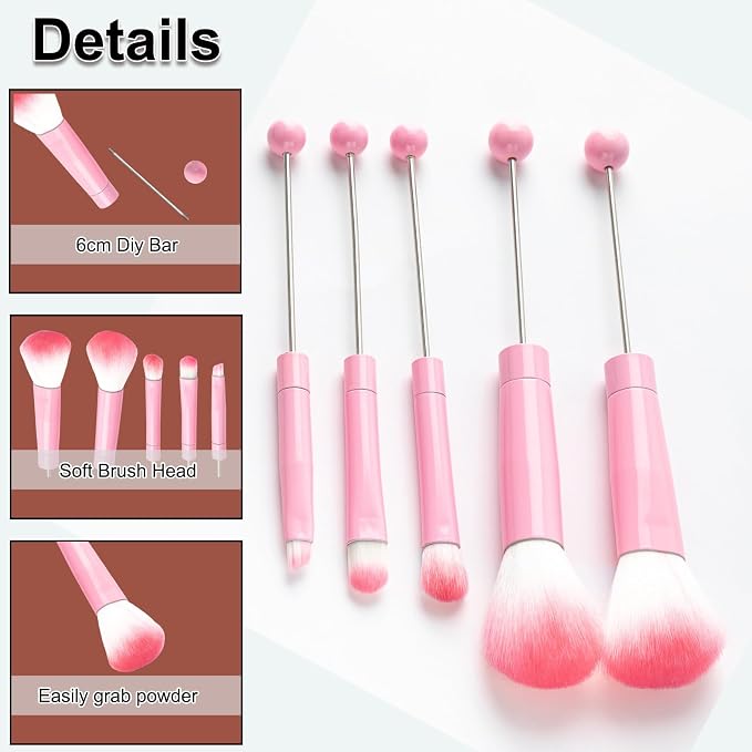 pink brush set