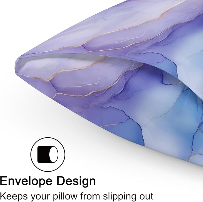Marble With Lavender Blue