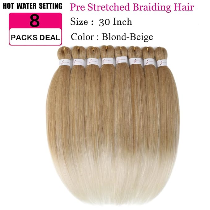 mixed blond & beige