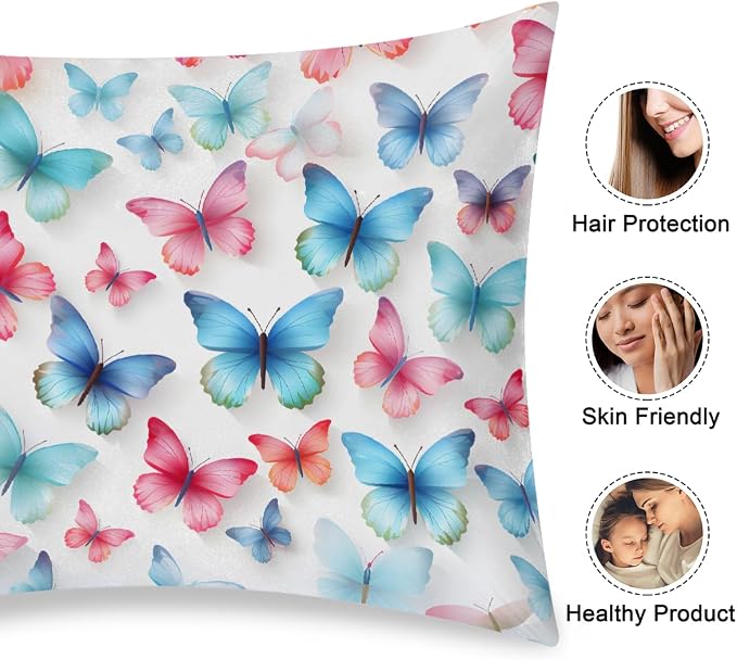 Pink Blue Butterfly