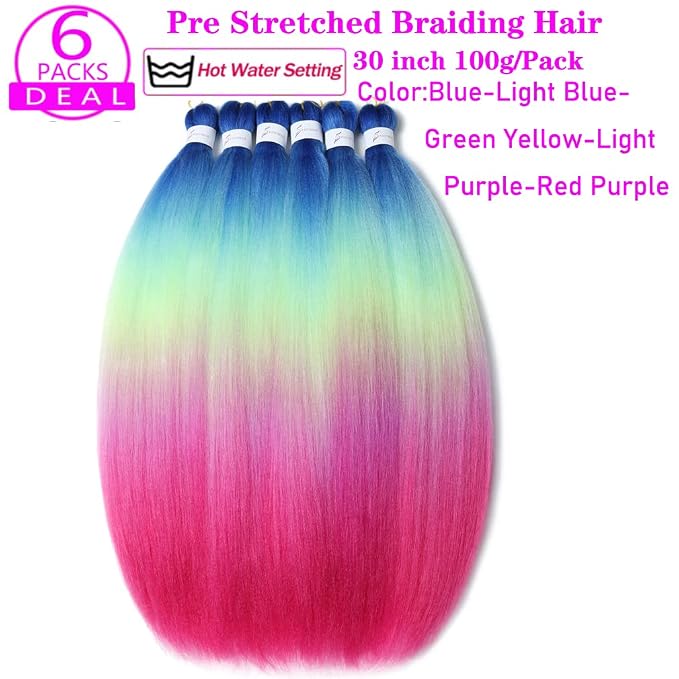 Blue-Light Blue-Green Yellow -Light Purple-Red Purple