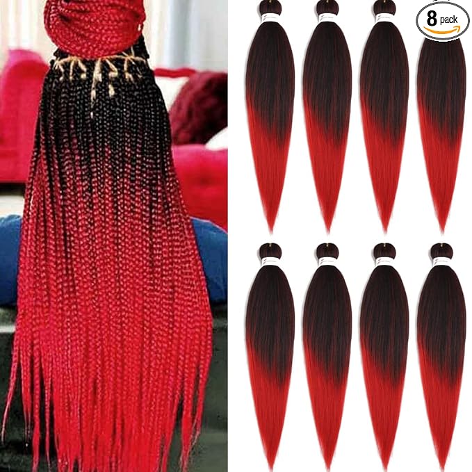mixed black & red