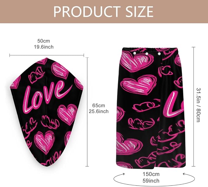 Pink Hearts and Lips