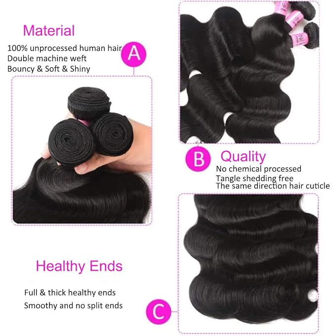 Hair Bundles Natural Color