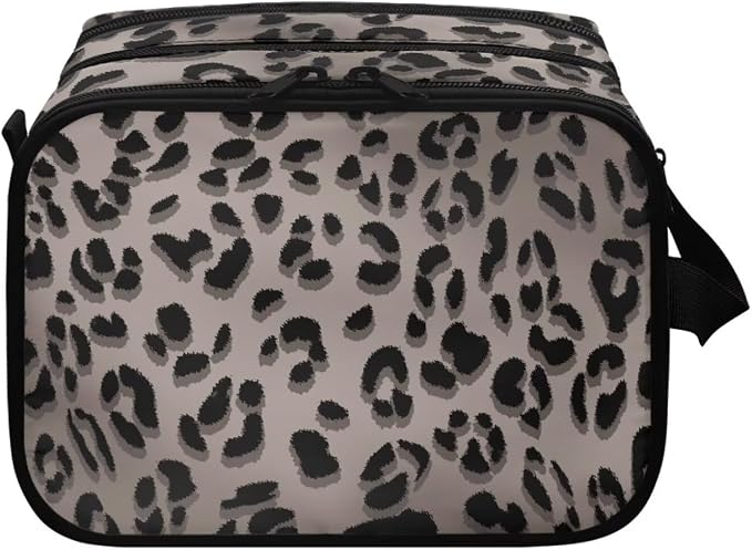 Gray Leopard Print