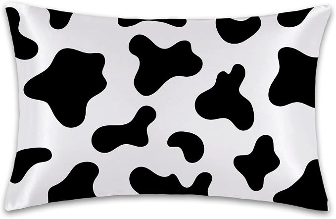 Black and White Cow Print
