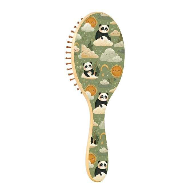 Green Pandas Clouds Star
